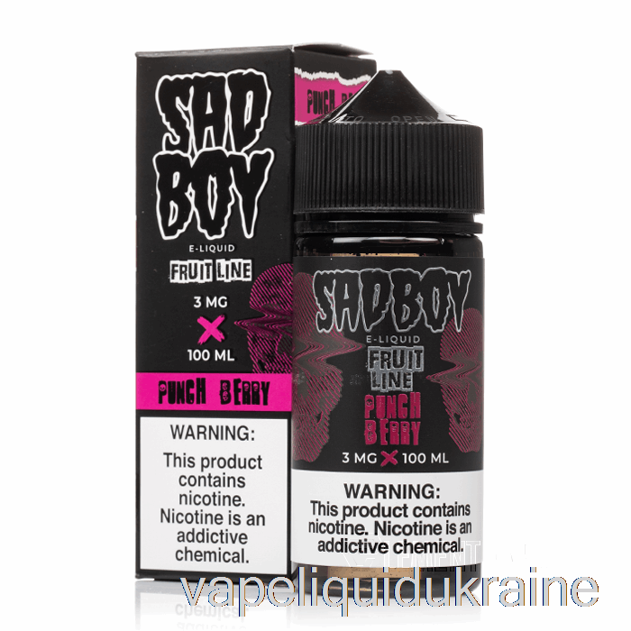 Vape Liquid Ukraine Punch Berry - Sadboy - 100mL 6mg